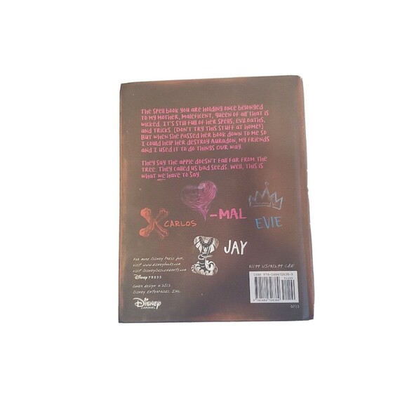 Descendants: Mal's Spell Book by Disney Books 2015 First Edition - Picture 2 of 9